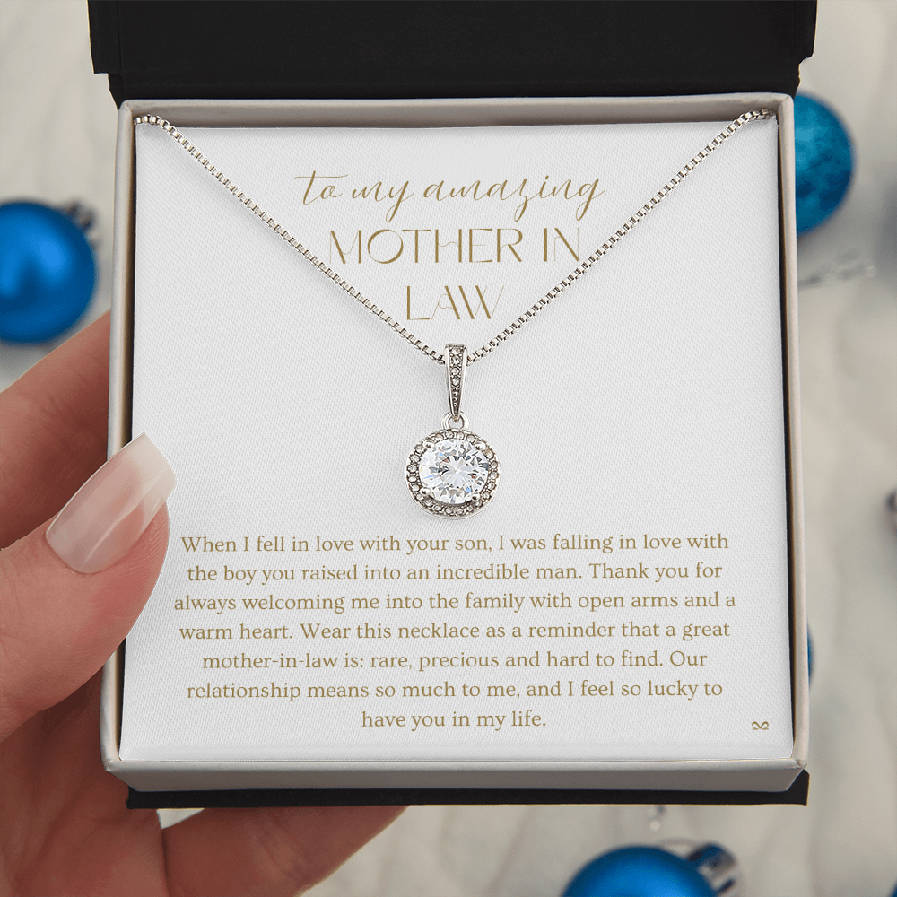 To My Amazing Mother-In-Law Eternal Hope Necklace