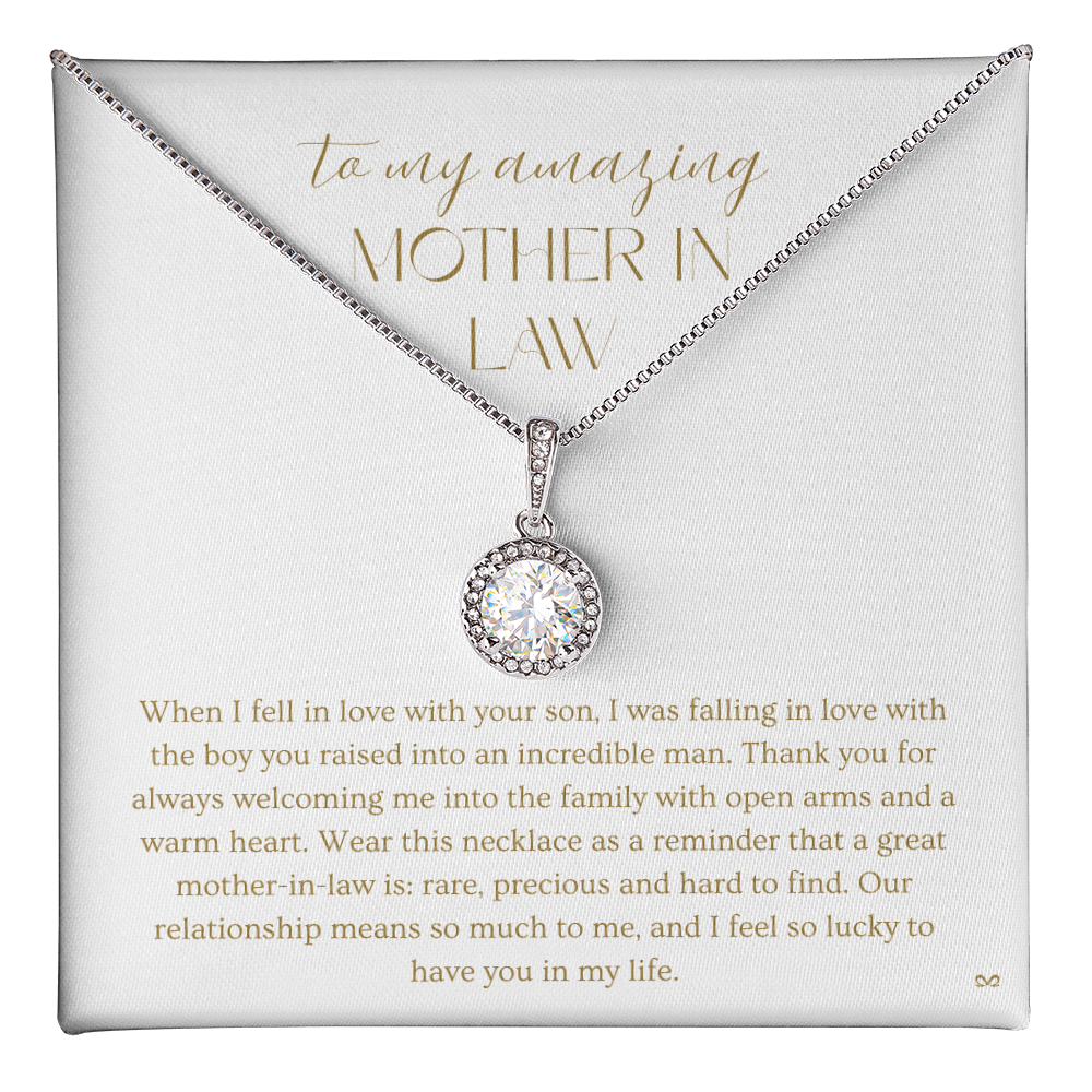 To My Amazing Mother-In-Law Eternal Hope Necklace
