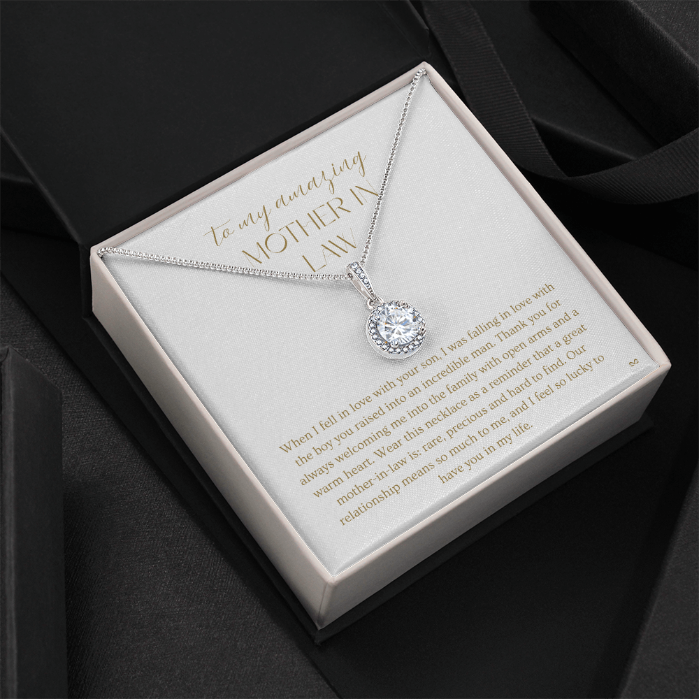 To My Amazing Mother-In-Law Eternal Hope Necklace