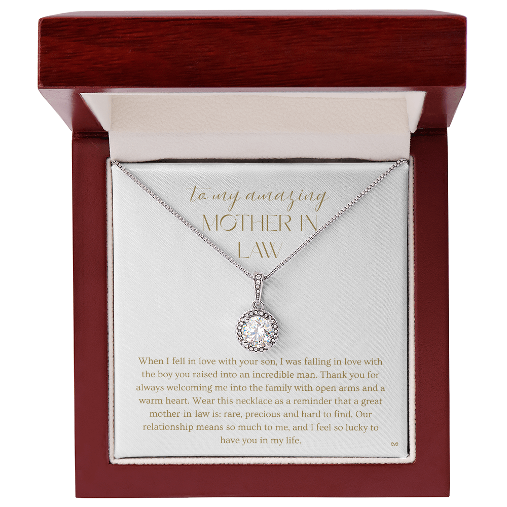 To My Amazing Mother-In-Law Eternal Hope Necklace