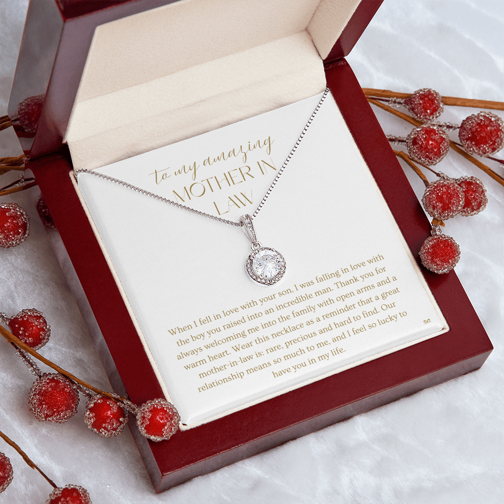 To My Amazing Mother-In-Law Eternal Hope Necklace