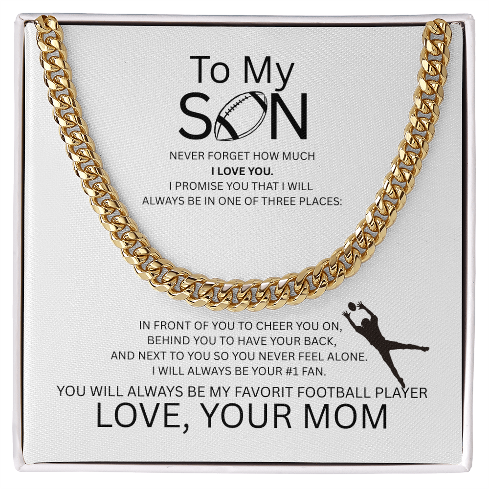 For the Boy Who Became My Favorite Player Receiver - Mom - White
