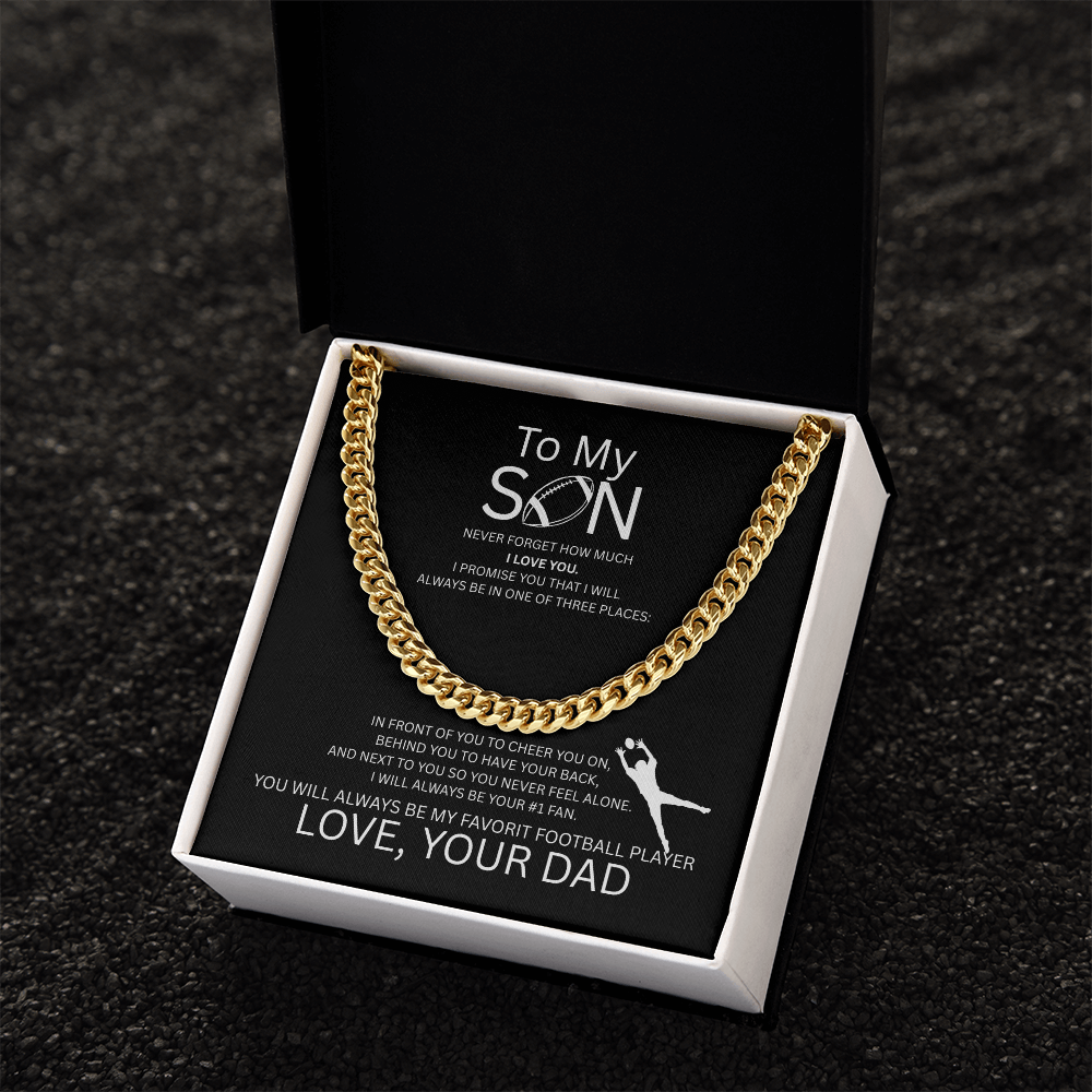 For the Boy Who Became My Favorite Player - Receiver - Dad - Black