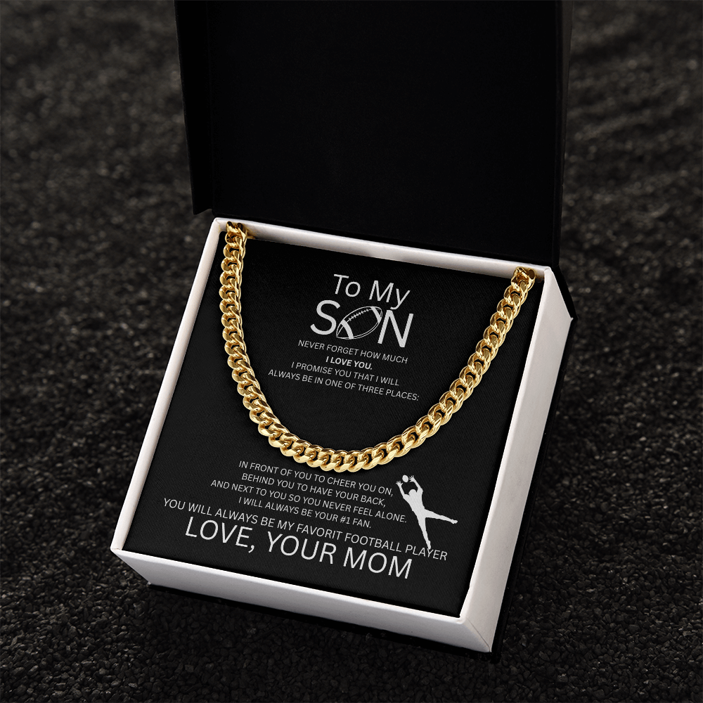 For the Boy Who Became My Favorite Player - Receiver - Mom - Black