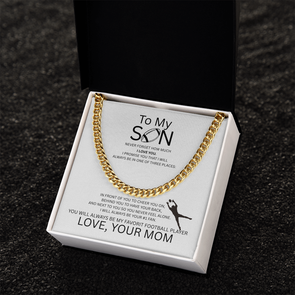 For the Boy Who Became My Favorite Player Receiver - Mom - White
