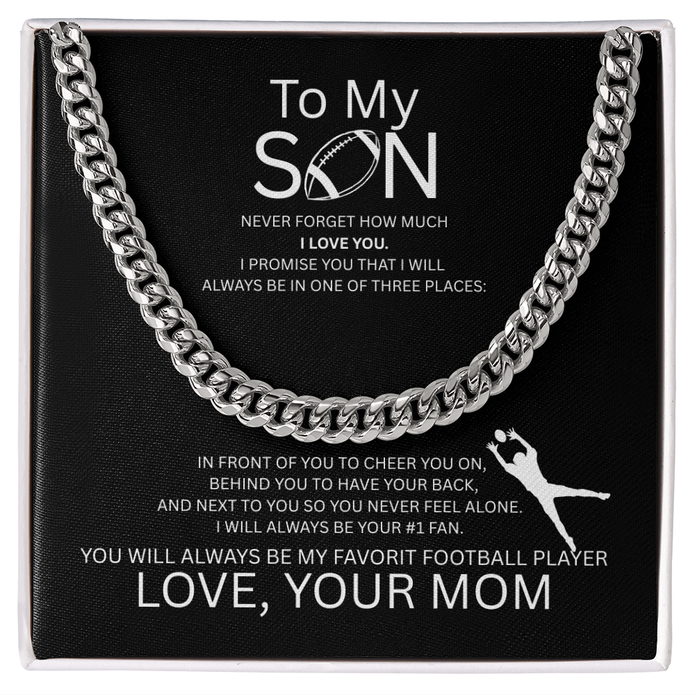 For the Boy Who Became My Favorite Player - Receiver - Mom - Black