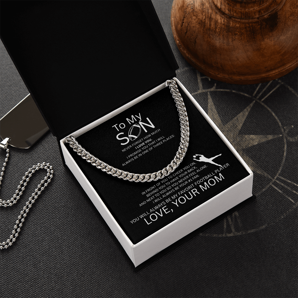 For the Boy Who Became My Favorite Player - Receiver - Mom - Black