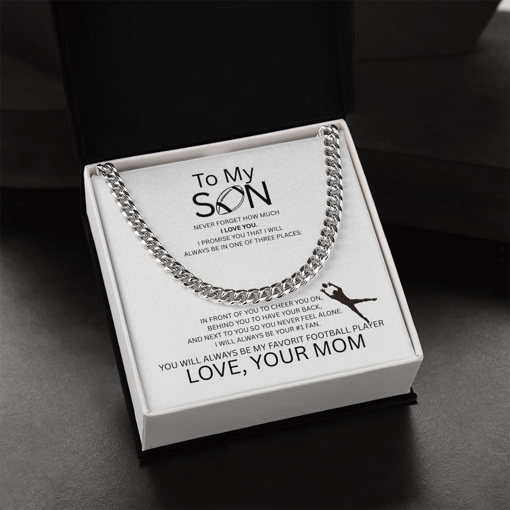 For the Boy Who Became My Favorite Player Receiver - Mom - White