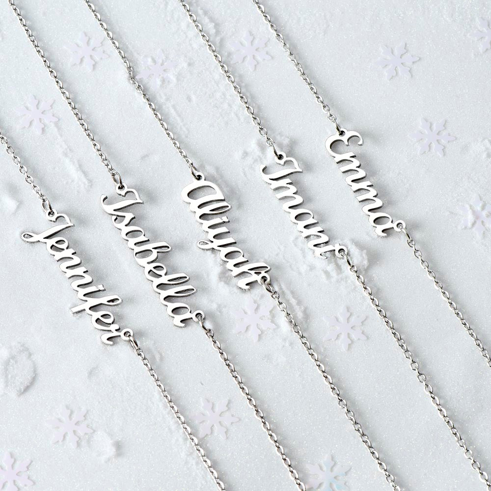 New Mommy Custom Name Necklace
