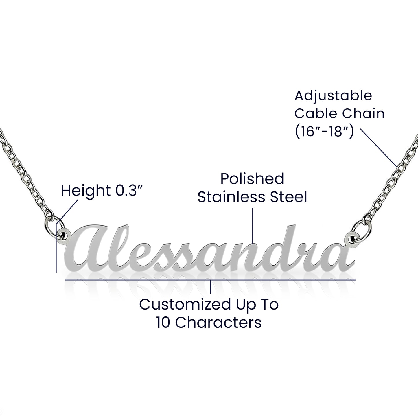 New Mommy Custom Name Necklace