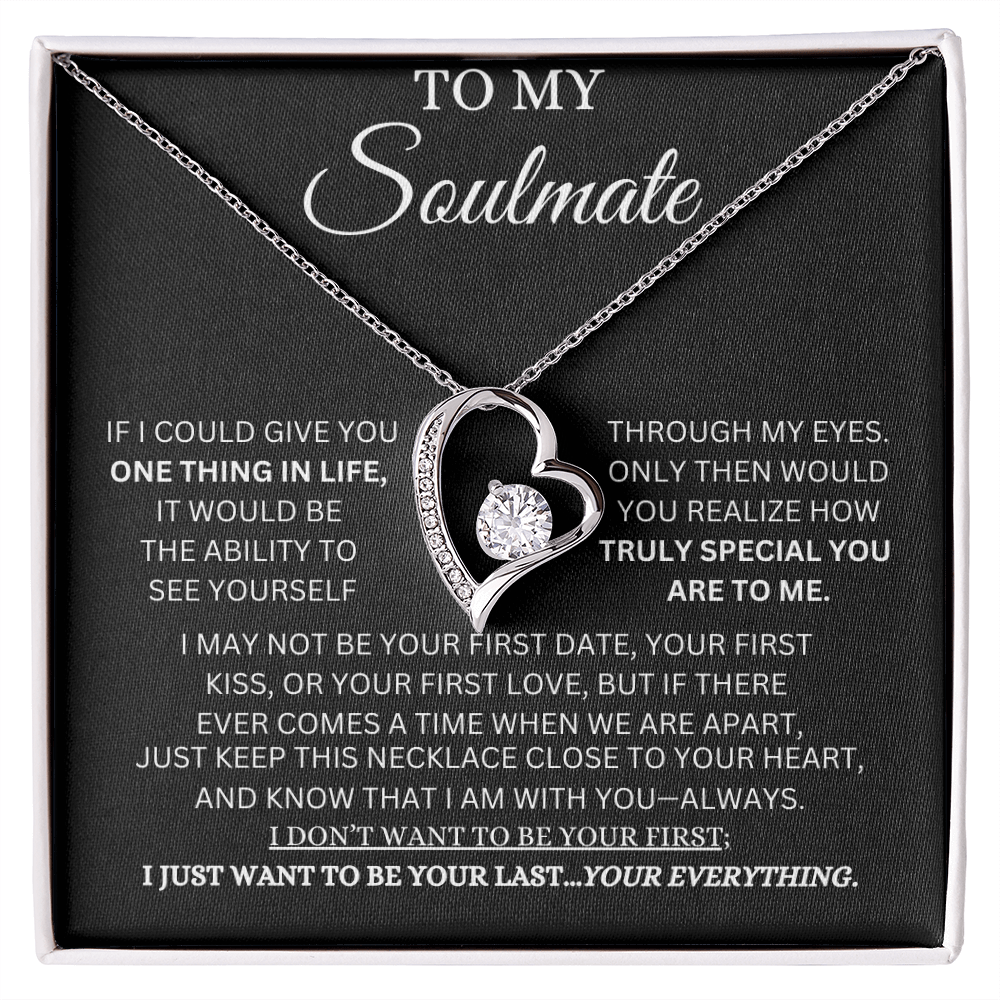 To my Soulmate Forever Love Necklace