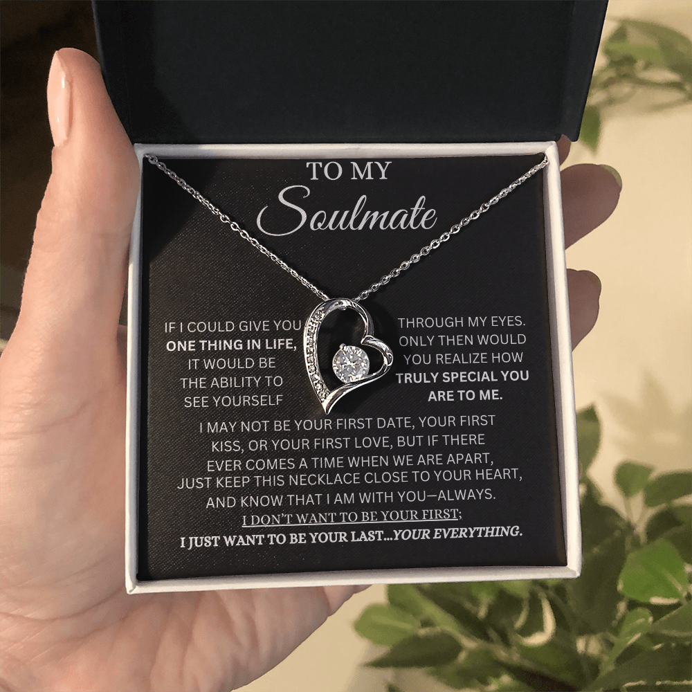 To my Soulmate Forever Love Necklace