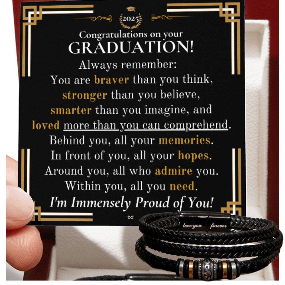 Graduate Bracelet Gift, 2025