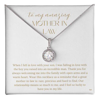 To My Amazing Mother-In-Law Eternal Hope Necklace