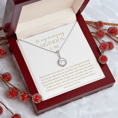 To My Amazing Mother-In-Law Eternal Hope Necklace