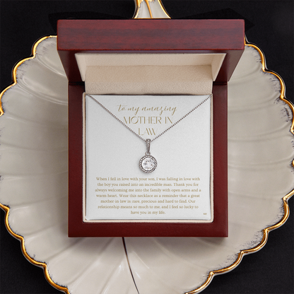 To My Amazing Mother-In-Law Eternal Hope Necklace