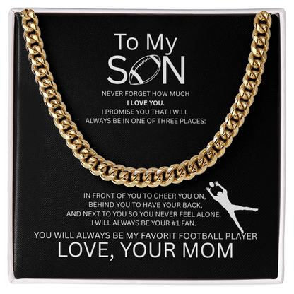 For the Boy Who Became My Favorite Player - Receiver - Mom - Black