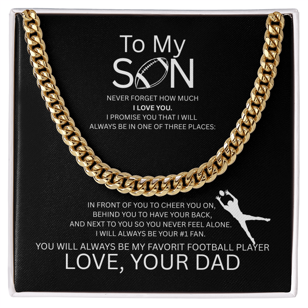 For the Boy Who Became My Favorite Player - Receiver - Dad - Black