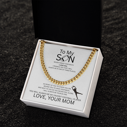 For the Boy Who Became My Favorite Player Receiver - Mom - White