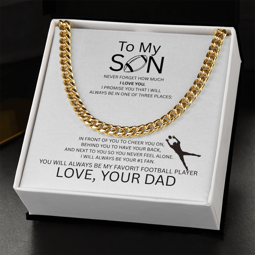 For the Boy Who Became My Favorite Player - Receiver - Dad - White