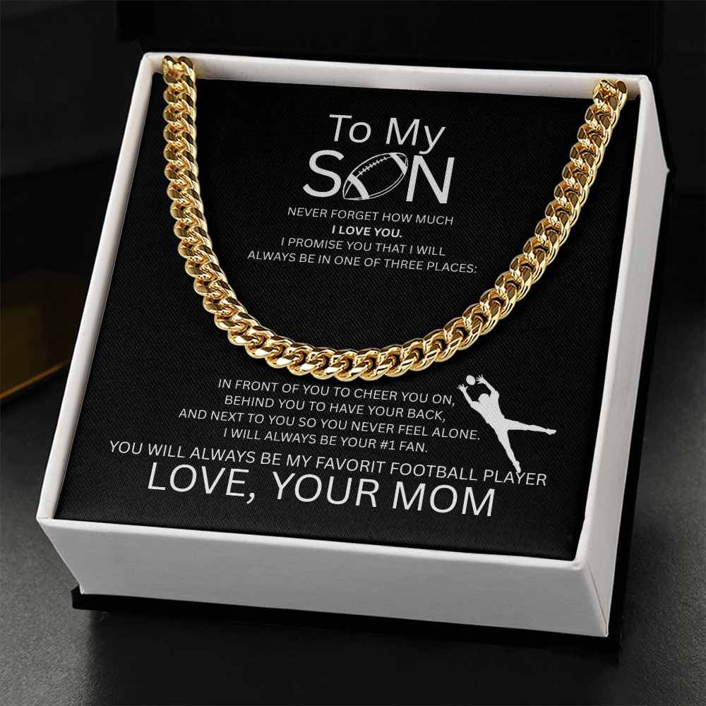 For the Boy Who Became My Favorite Player - Receiver - Mom - Black