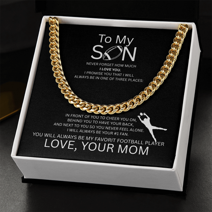 For the Boy Who Became My Favorite Player - Receiver - Mom - Black