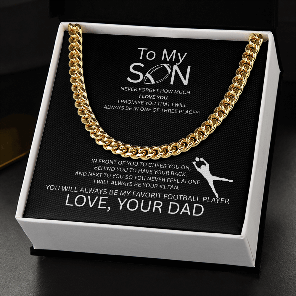 For the Boy Who Became My Favorite Player - Receiver - Dad - Black