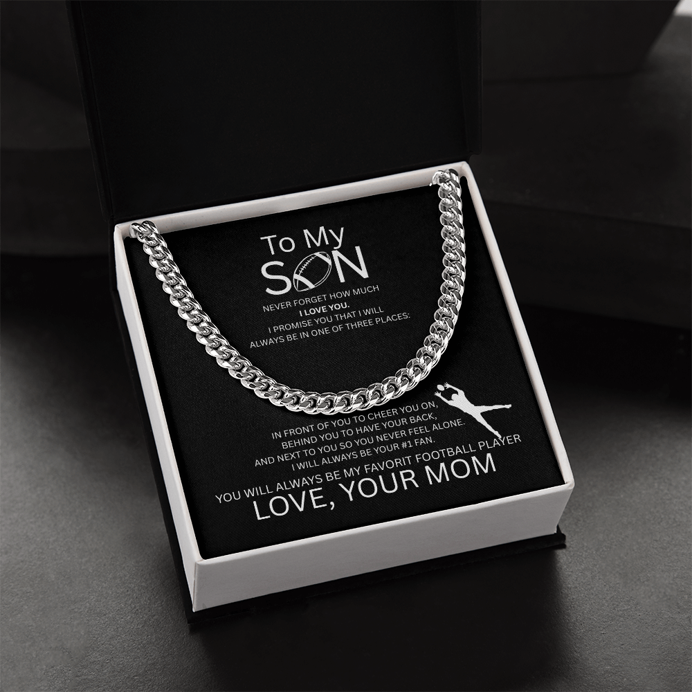 For the Boy Who Became My Favorite Player - Receiver - Mom - Black