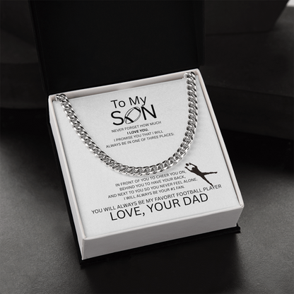 For the Boy Who Became My Favorite Player - Receiver - Dad - White
