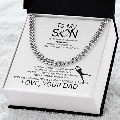 For the Boy Who Became My Favorite Player - Receiver - Dad - White