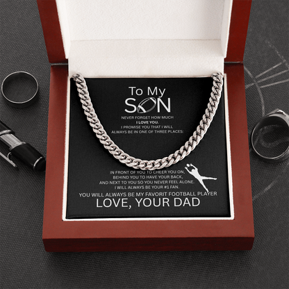 For the Boy Who Became My Favorite Player - Receiver - Dad - Black
