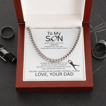 For the Boy Who Became My Favorite Player - Receiver - Dad - White