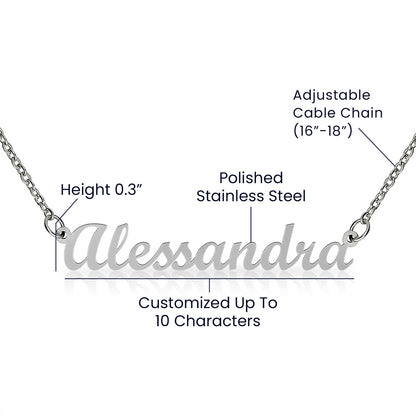 New Mommy Custom Name Necklace